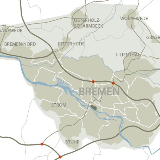 Liefergebiet der Ökokiste in und um Bremen